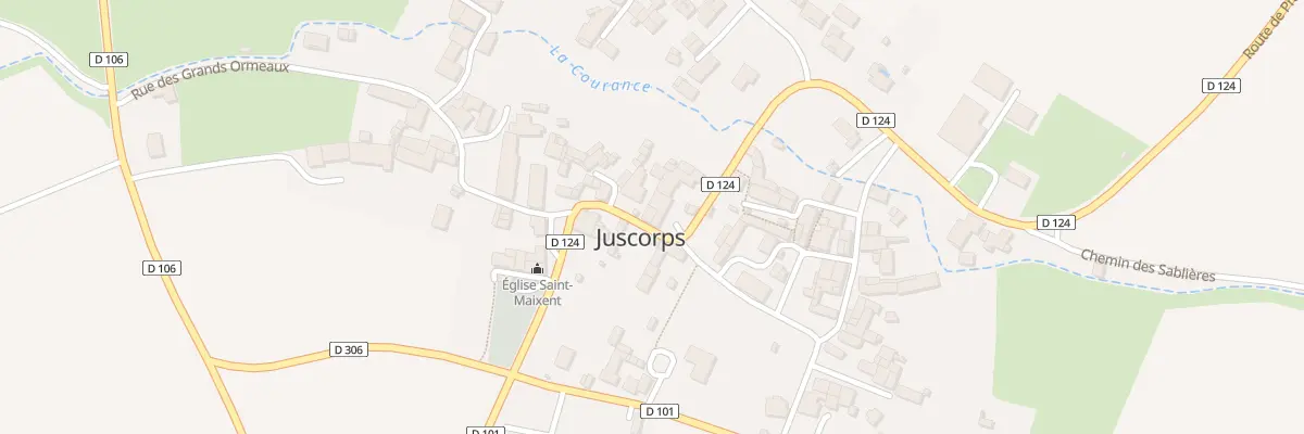 Plan du 200 Grand Rue à Juscorps
