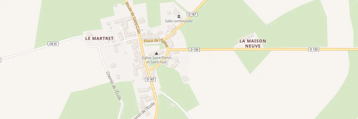 Plan du 4 Pl de l’Église à Pierrefitte-en-Cinglais