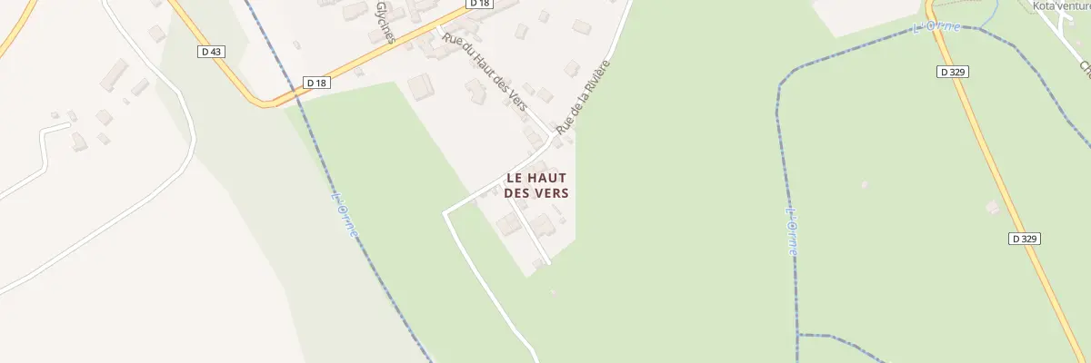Plan du 277 Rue de la Rivière au Mesnil-Villement