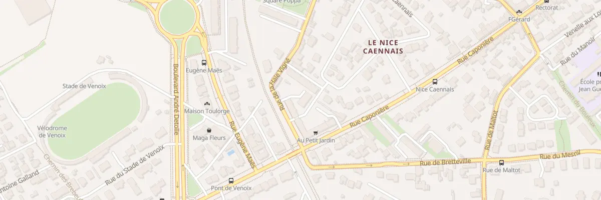 Plan du 33 Rue de la Haie Vigné à Caen