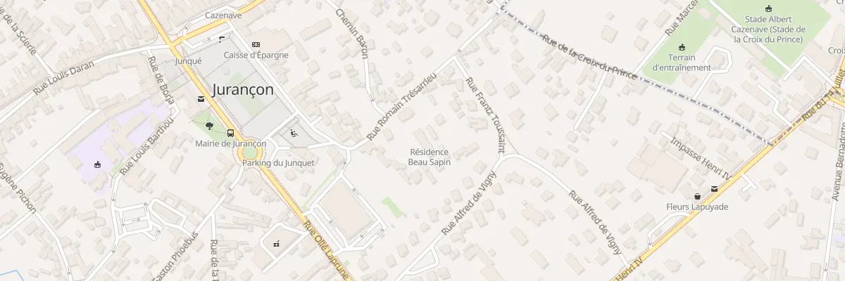 Plan du 21 Rue Romain Tresarieu à Jurançon