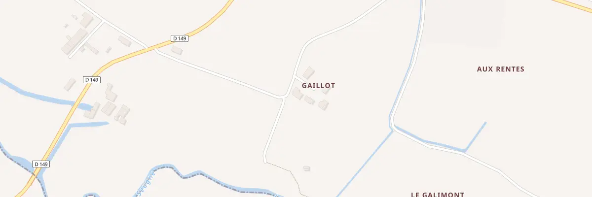 Plan du 2 Lotissement Gaillot à Champagnac