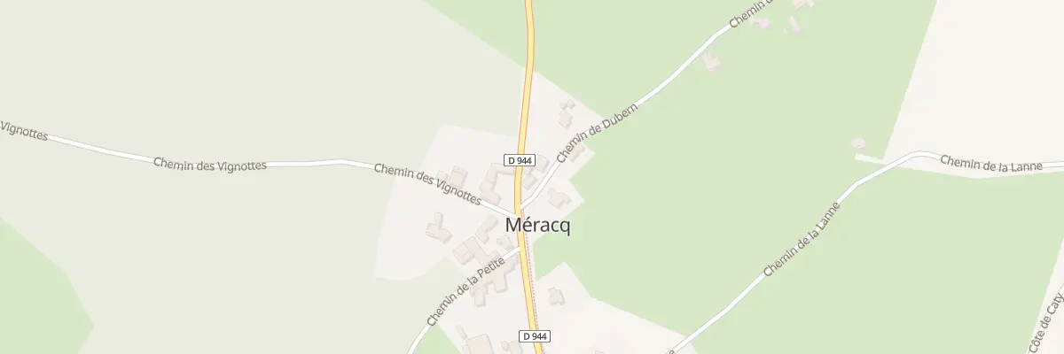 Plan du 23 Che de Dubern à Méracq