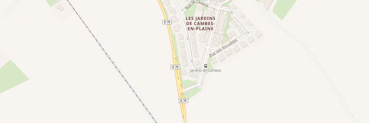 Plan du 44 Rue de l’Avenir à Cambes-en-Plaine