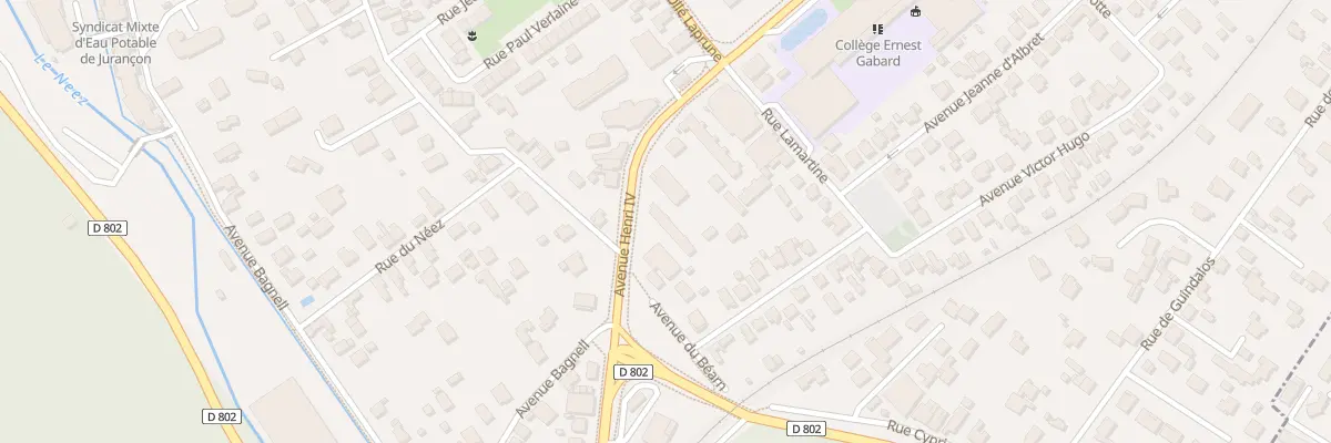 Plan du 61 Av Henri 4 à Jurançon