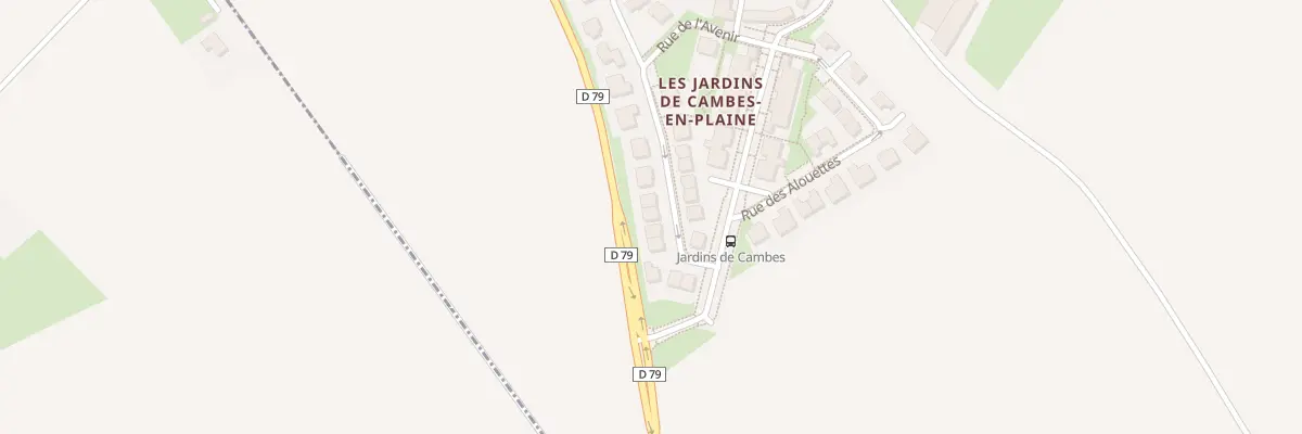Plan du 42 Rue de l’Avenir à Cambes-en-Plaine