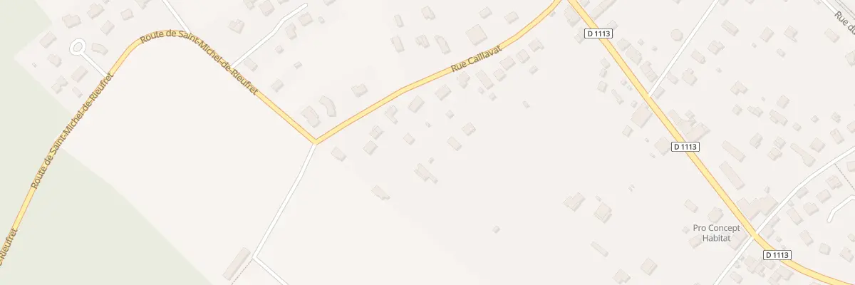 Plan du 23 Rue Caillavat à Virelade