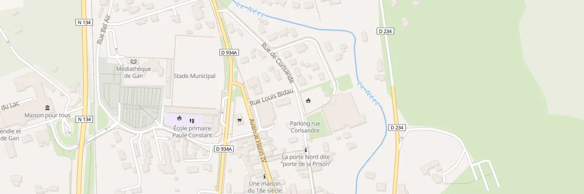 Plan du 9085 Rue de Corisande à Gan