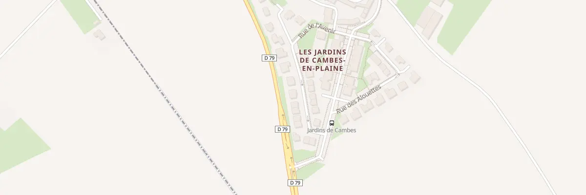 Plan du 38 Rue de l’Avenir à Cambes-en-Plaine