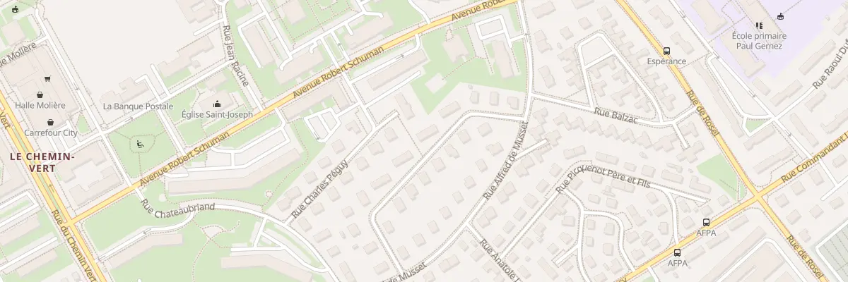 Plan du 14 Rue Paul Verlaine à Caen