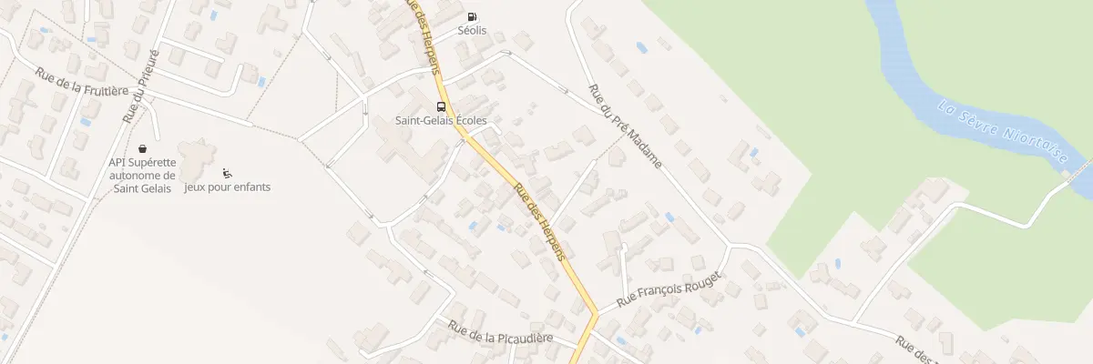 Plan du 493 Rue des Herpens à Saint-Gelais
