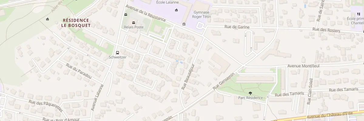 Plan du 15 Rue Louis Barthou à Billère