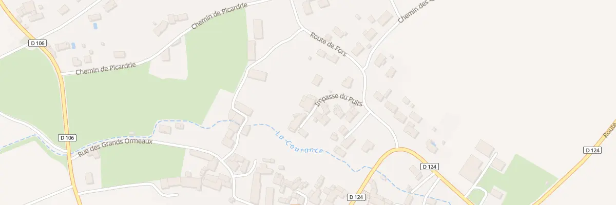 Plan du 100 Imp du Puits à Juscorps