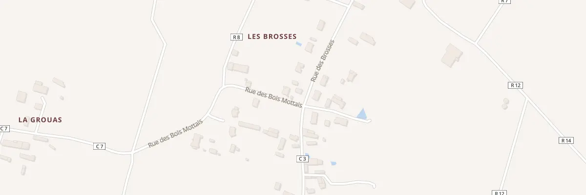 Plan du 1 Rue du Bois Mottais à Brissac Loire Aubance