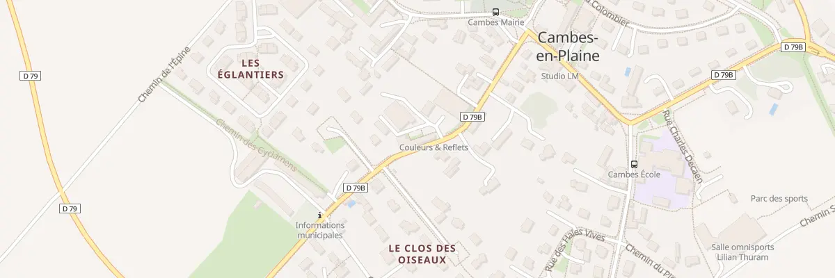 Plan du 12 Rue du Manoir à Cambes-en-Plaine