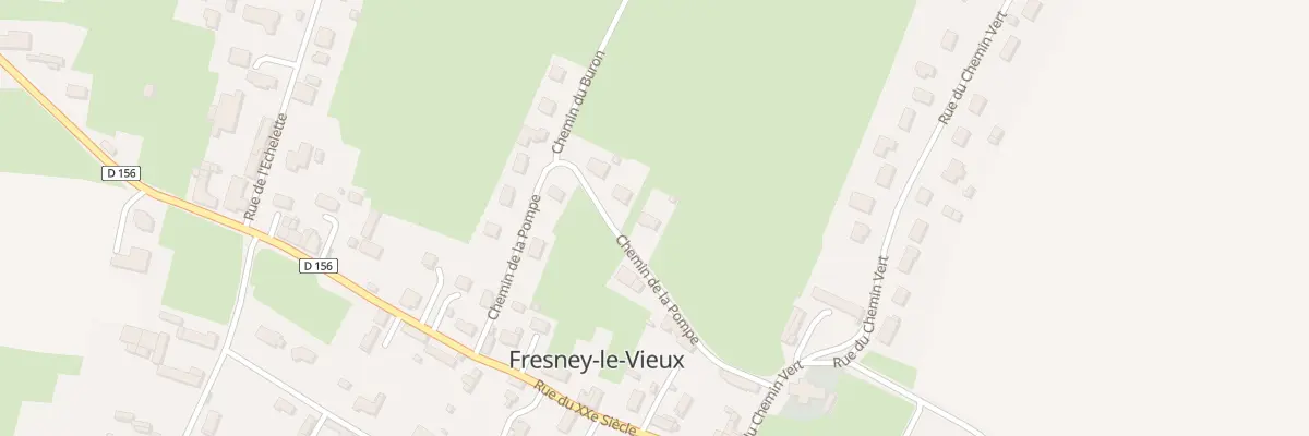 Plan du 20 Che de la Pompe à Fresney-le-Vieux