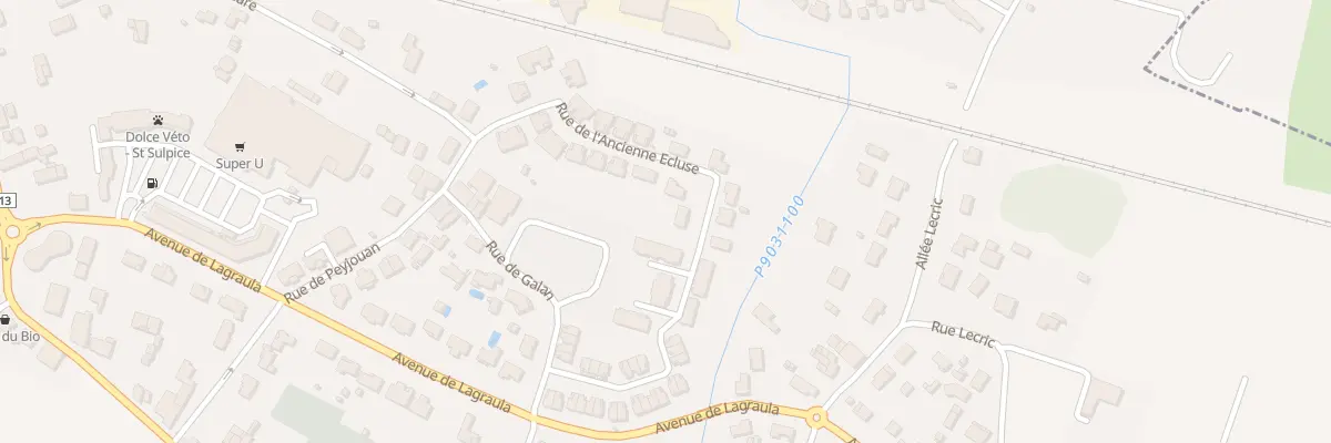 Plan du 20 Rue de l’Ancienne Ecluse à Saint-Sulpice-et-Cameyrac
