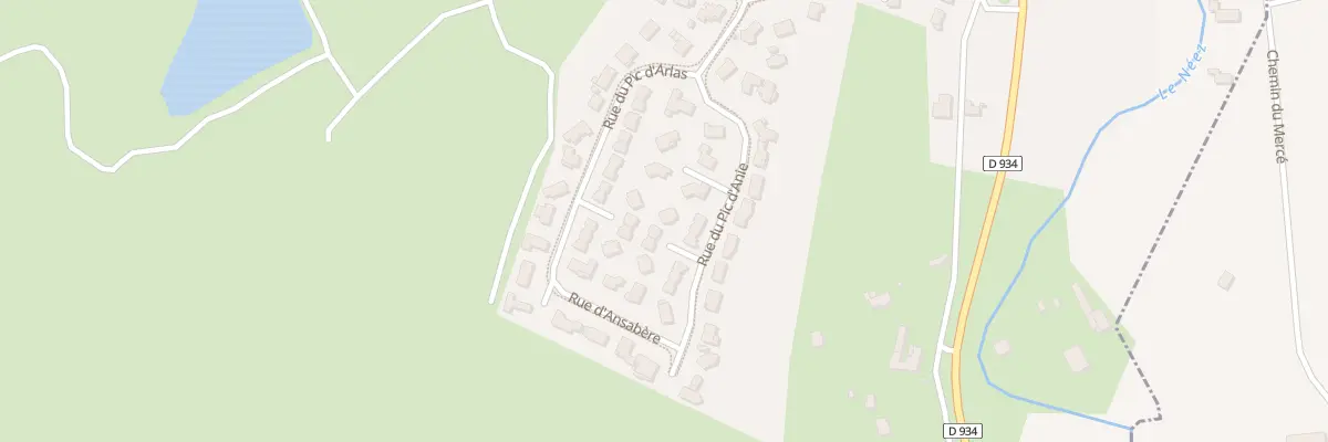 Plan du 30 Rue du pic d’Anie à Gan
