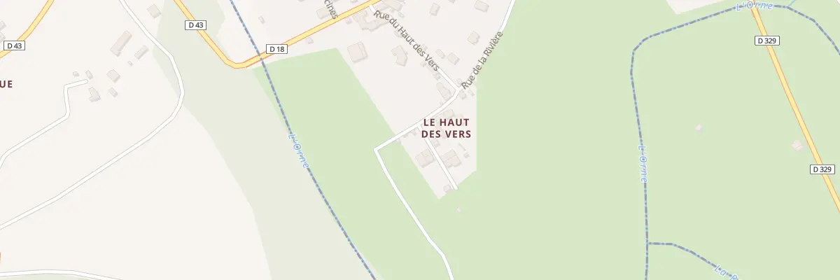 Plan du 317 Rue de la Rivière au Mesnil-Villement