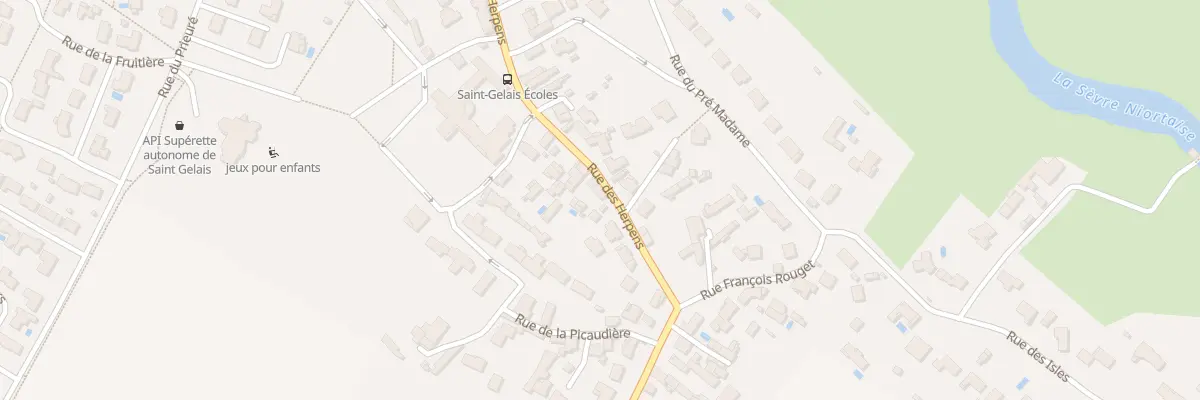 Plan du 488 Rue des Herpens à Saint-Gelais
