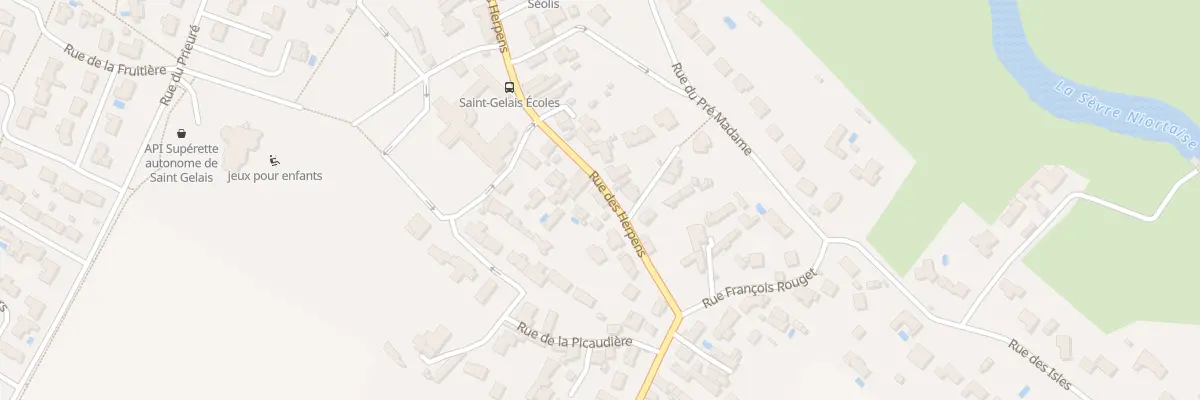 Plan du 498 Rue des Herpens à Saint-Gelais