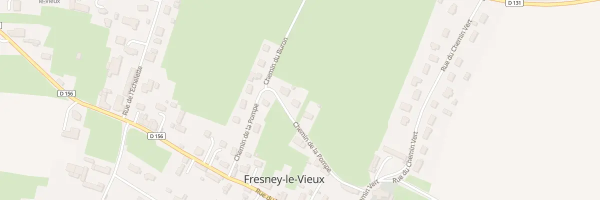 Plan du 16 Che de la Pompe à Fresney-le-Vieux
