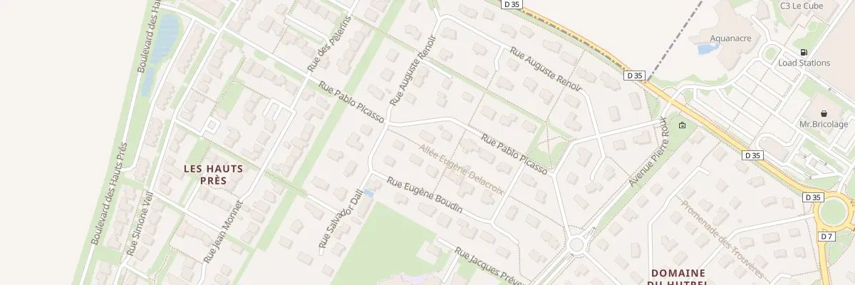 Plan du 21 Rue Pablo Picasso à Douvres-la-Délivrande