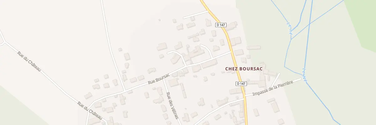 Plan du 6 Rue Boursac à Ars