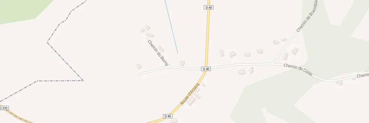 Plan du 44A Che de Borny à Viven