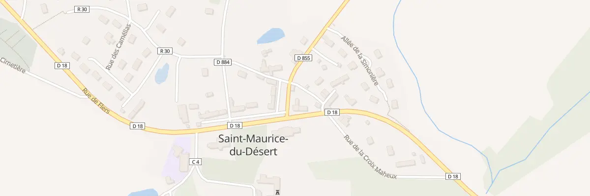Plan du 4 Rue de Flers aux Monts d’Andaine