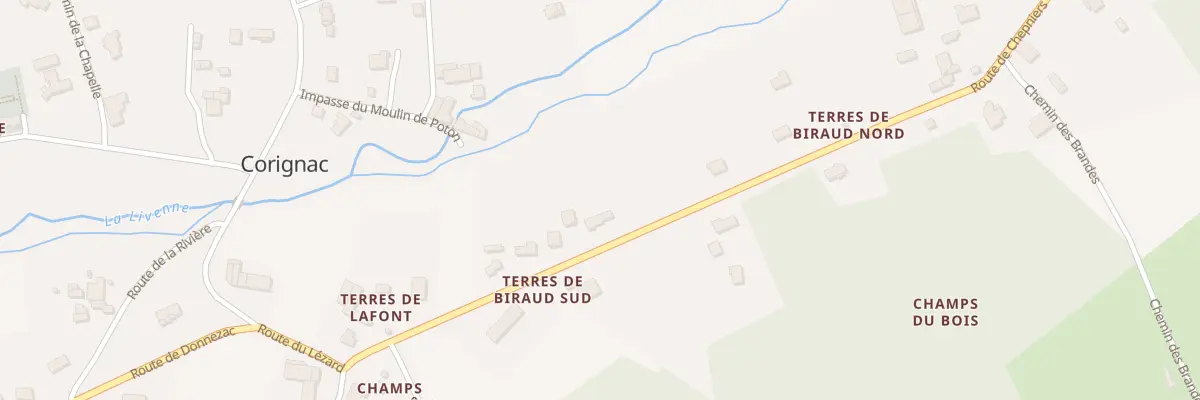 Plan du 9 Rte de Chepniers à Corignac