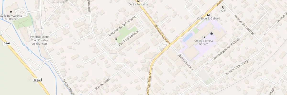 Plan du 46 Av Henri 4 à Jurançon