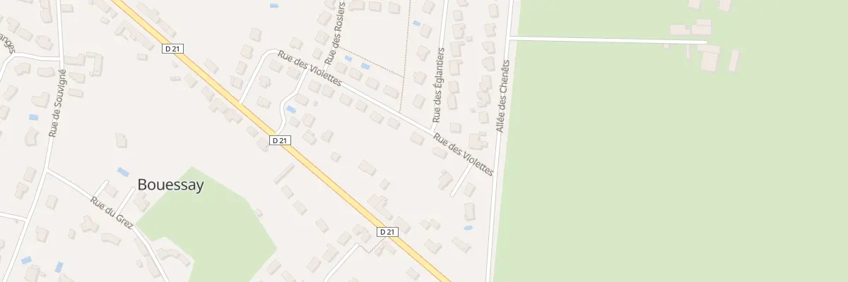 Plan du 22 Rue des Violettes à Bouessay