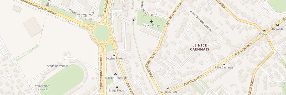 Plan du 60 Rue de la Haie Vigné à Caen