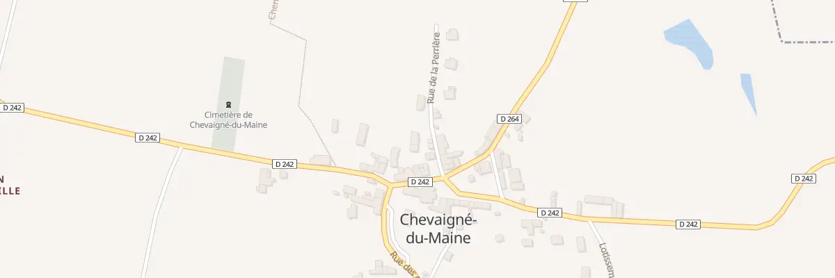 Plan du 5016 Rue de la Perrière à Chevaigné-du-Maine