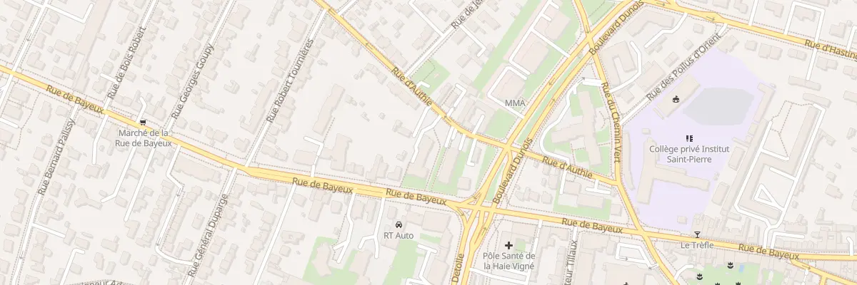 Plan du 168 Rue de Bayeux à Caen