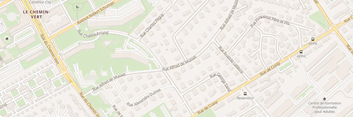 Plan du 26 Rue Alfred de Musset à Caen