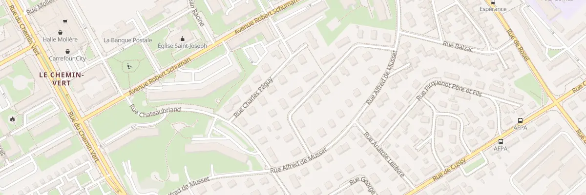 Plan du 22 Rue Paul Verlaine à Caen
