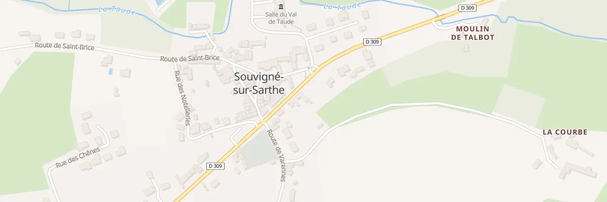 Plan du 25 Rte D Angers à Souvigné-sur-Sarthe