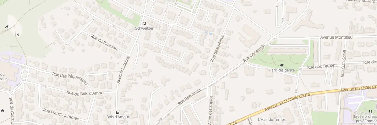 Plan du 85 Rue Louis Barthou à Billère