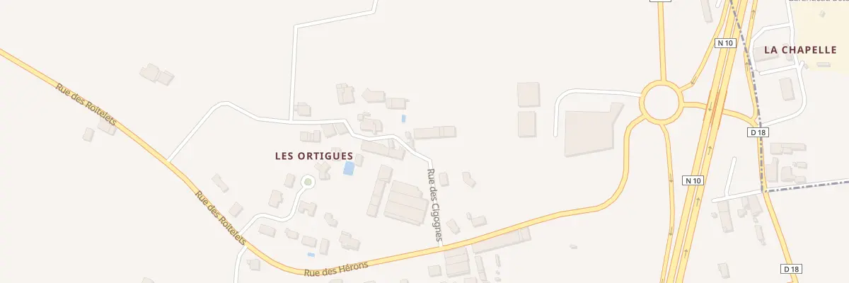 Plan du 491 Les Ortigues à Cézac