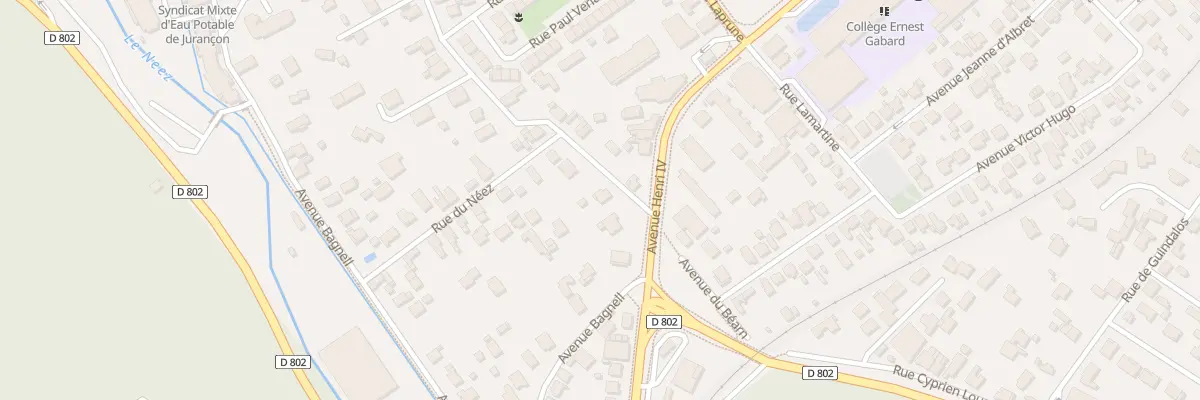 Plan du 1B Rue de la République à Jurançon