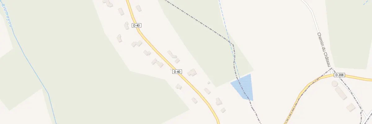 Plan de Hourtous à Doumy
