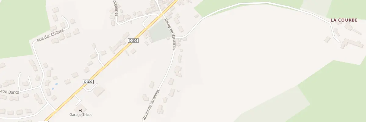 Plan du 8 Rte de Varennes à Souvigné-sur-Sarthe
