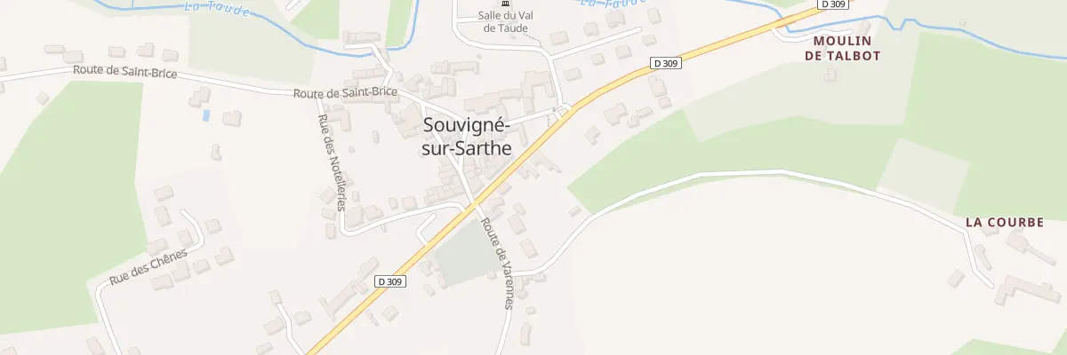 Plan du 23 Rte D Angers à Souvigné-sur-Sarthe