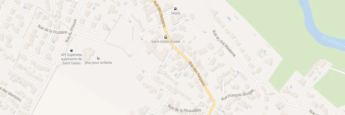 Plan du 424 Rue des Herpens à Saint-Gelais