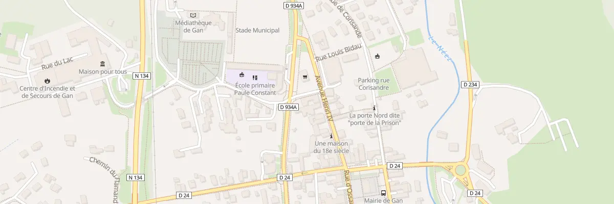 Plan du 3 Rue de Lassoule à Gan