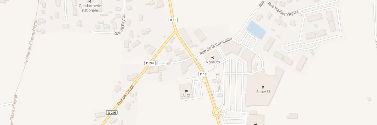 Plan du 3Q Av de Paris à Cavignac