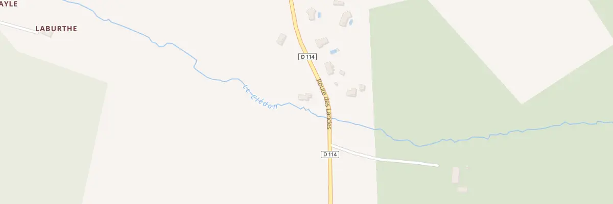 Plan du 268 Grave de Montseigne à Budos