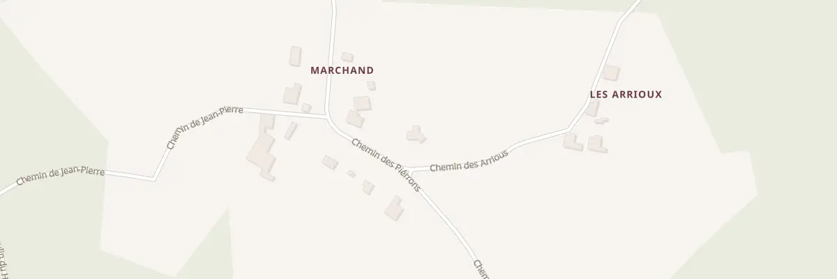 Plan du 29 Che des Arrious à Renung